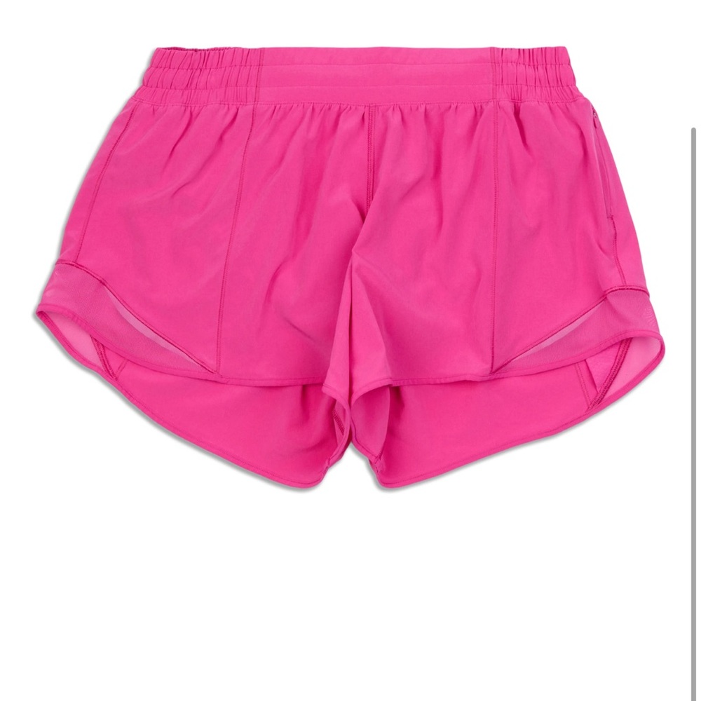 LULULEMON LOW-RISE RASBERRY BRIGHT PINK HOTTY HOT 2”